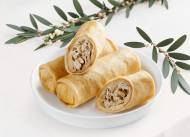Блины с курицей и грибами